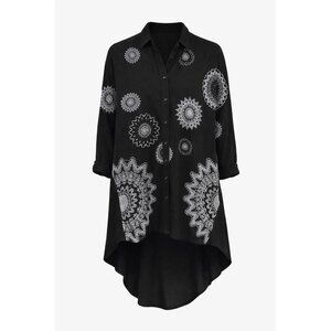 Desigual size XS Cam Paula Button Blouse NEW  Designed in Spain